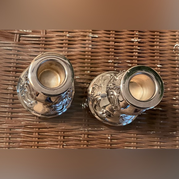 1940’s Wallace Silversmiths Candle Holders - Picture 6 of 9